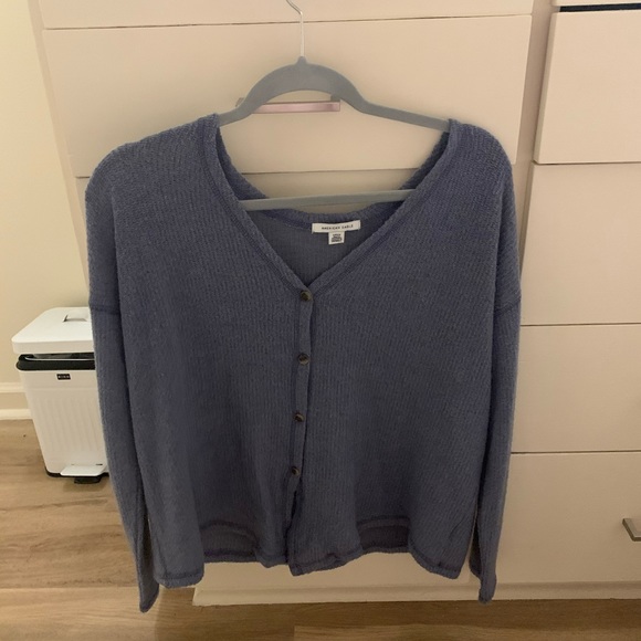 Blue Grey Sweater